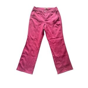 Judy Blue Jeans Burgundy Garment Dyed Flare Bootcut Size 14W